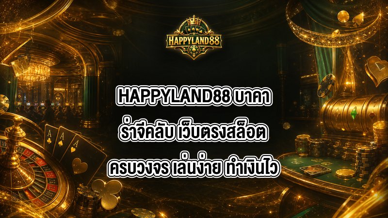 HAPPYLAND88 บาคาร่าจีคลับ