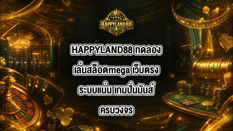HAPPYLAND88 ทดลองเล่นสล็อตmega
